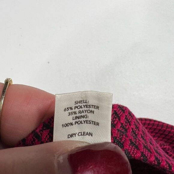 Ann Taylor Loft | Pink/Back Skirt Size 8 Petite - Picture 5 of 5